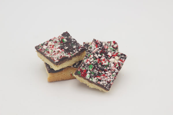 4 pack Chocolate Peppermint Shortbread Squares